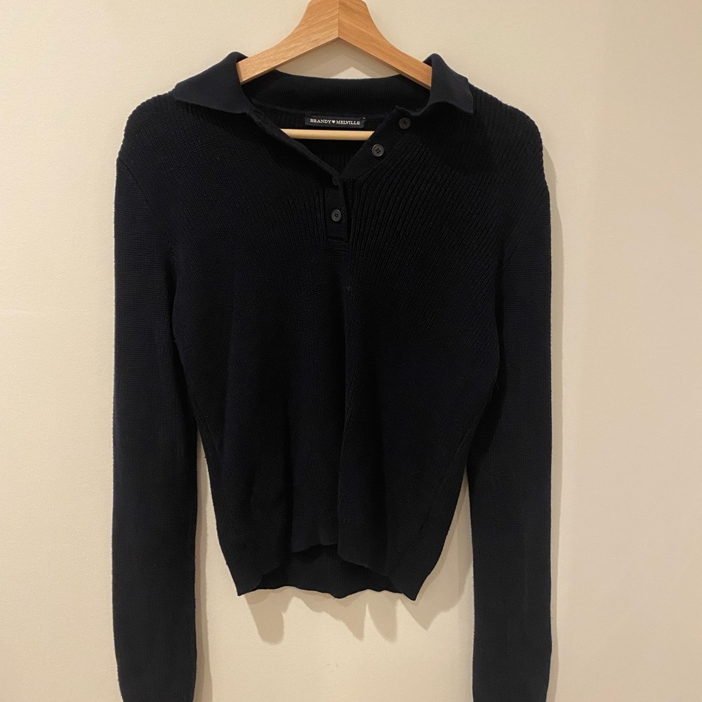 •brandy •navy blue •knit long sleeve